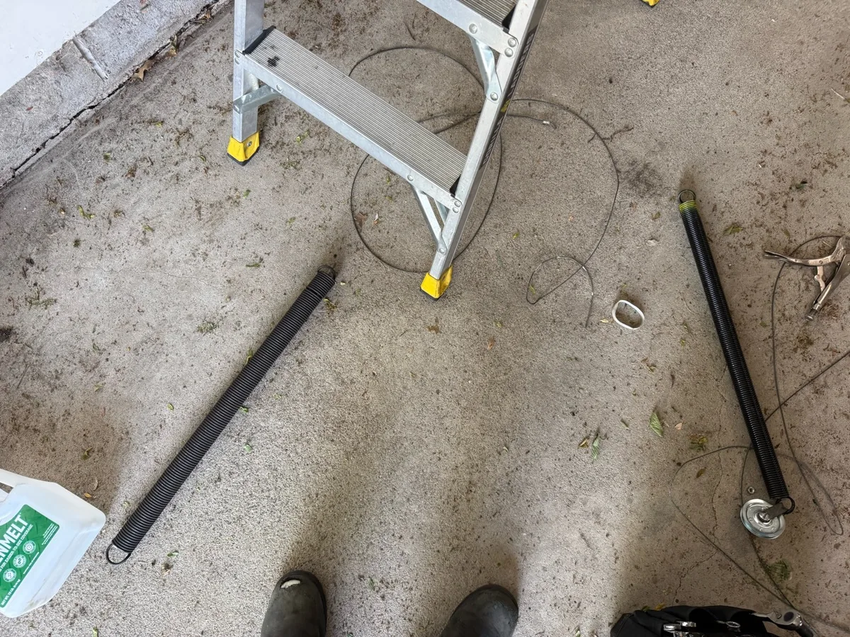 Garage door springs from a Totowa spring repair service call