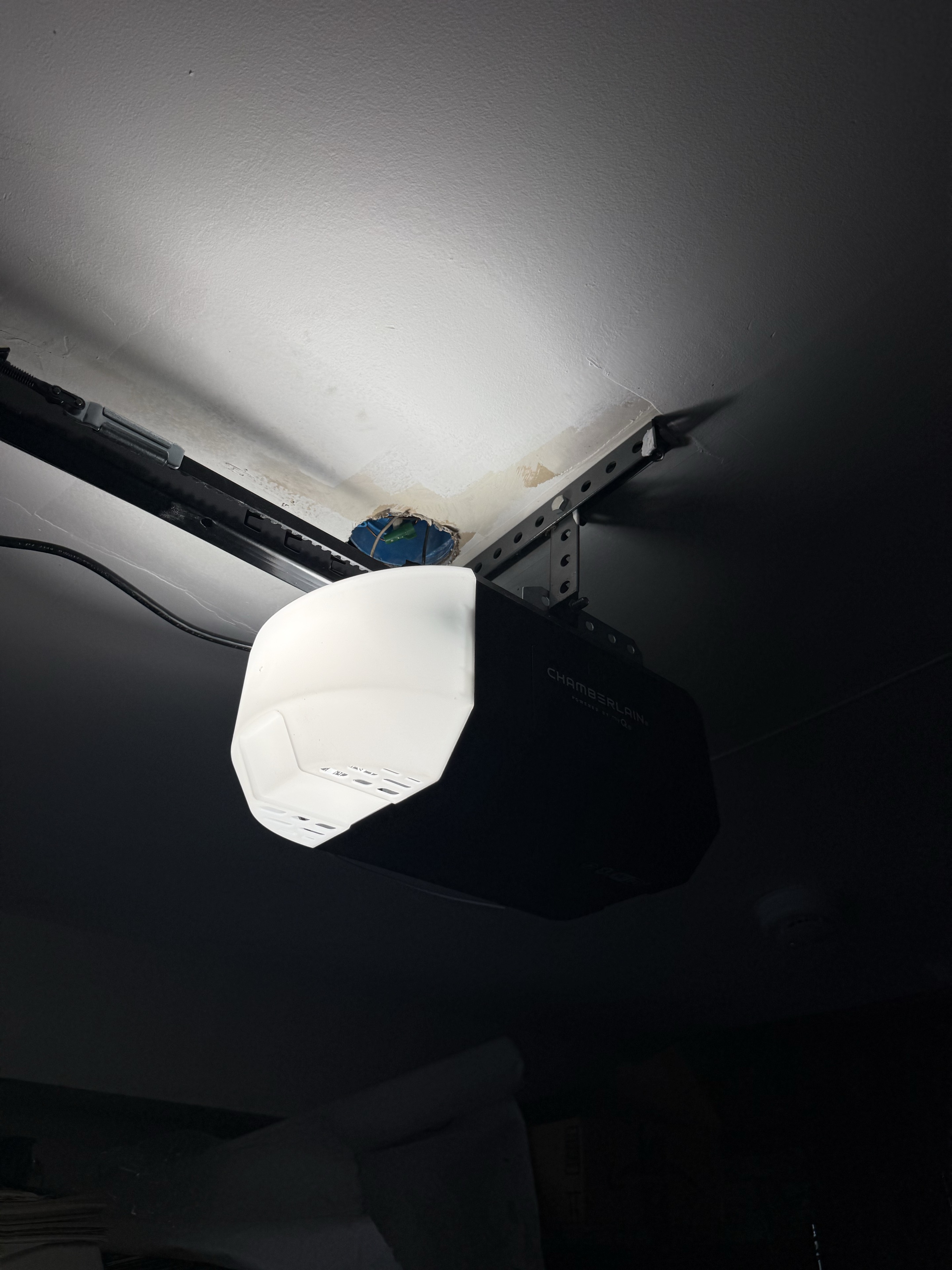 Chamberlain garage door opener installed by Literally Garage Door in Leonia, NJ