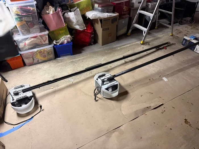 New garage door openers ready for installation