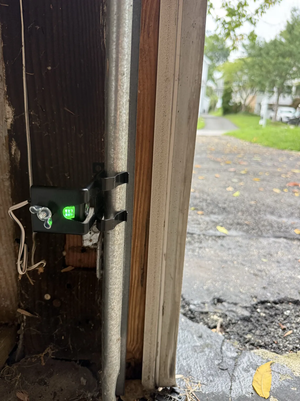 Replacement garage door safety sensor with illuminated indicator in Millburn, NJ