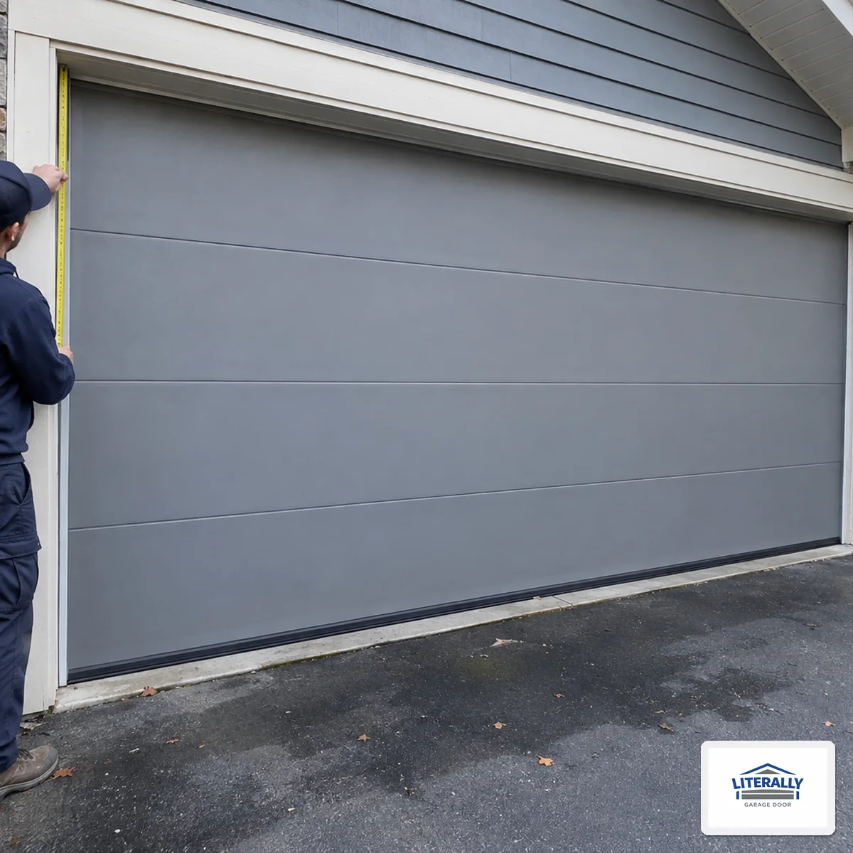 Garage door hardware prepared for inspection and repair