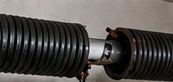 Illustration of broken spring garage door service
