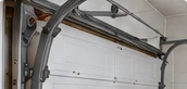 Illustration of stuck or off-track garage door service